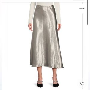 New with tag ANTONIO MELANI Silver Maxi Skirt